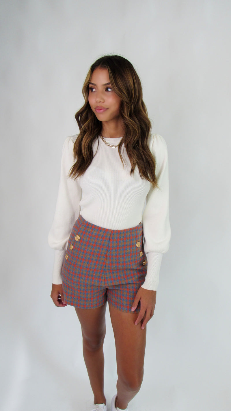 SO FETCH HOUNDSTOOTH SHORTS