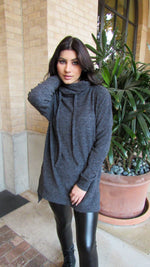 ON THE GO PULLOVER - CHARCOAL