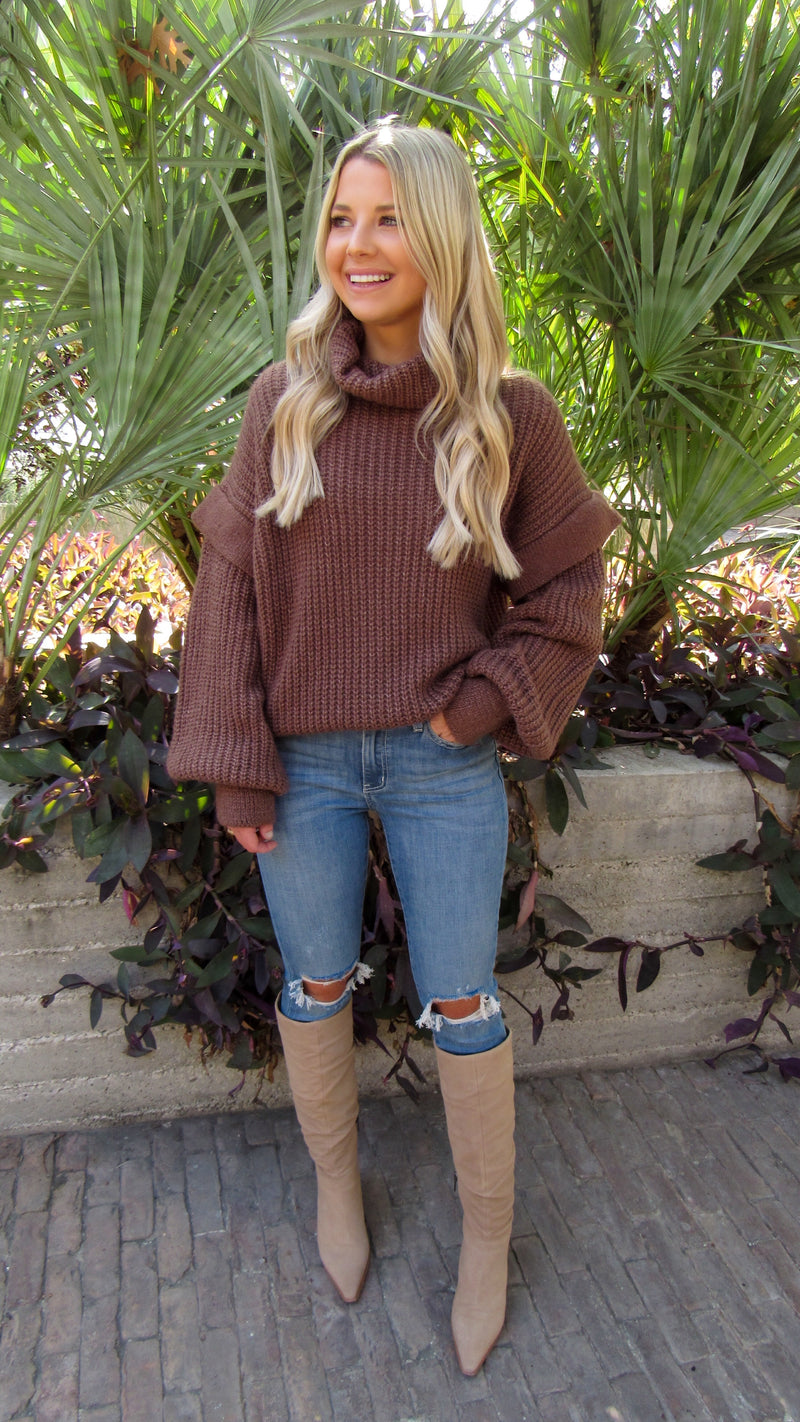 HOT COCOA KNIT SWEATER