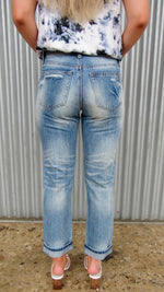 KENZIE DISTRESSED BOYFRIEND DENIM