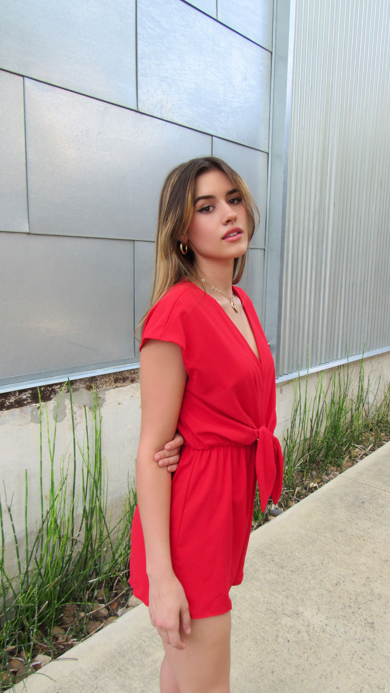 MAYA TIE ROMPER