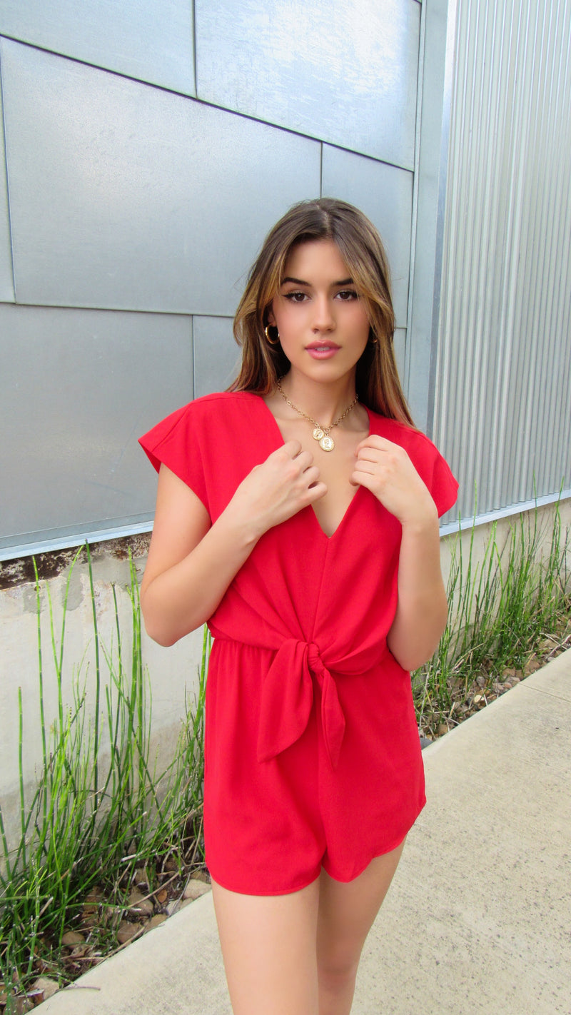 MAYA TIE ROMPER