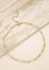 ETTIKA SPARKLE IN LINKS CHAIN LINK NECKLACE IN GOLD