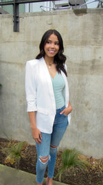 I'M ON IT BLAZER-WHITE