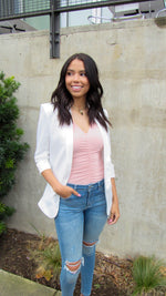 I'M ON IT BLAZER-WHITE