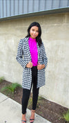 KATE HOUNDSTOOTH COAT