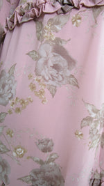 CLARISSA WOVEN FLORAL DRESS- DUSTY ROSE