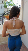 CHANTEL STRIPED KNIT TOP